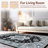 Elegant Vintage Medallion Motif(Black)