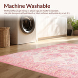 Charming Blush Floral Motif(Pink)