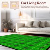 Vibrant Shamrock Patterned Flooring(Green)