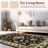 Transitional Cozy Ogee Design(Black)