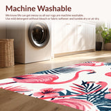 Ultra Soft Area Rug, Non Slip, Stain Resistant, Washable Area Rugs for Living Room, Bedroom, Luxurious Elegant Nautical Theme(Pink)
