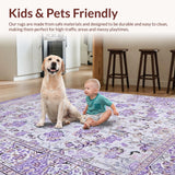 Chic Monochrome Lattice Motif(Purple)