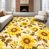 Charming Textured Sunflower Design(Yellow)