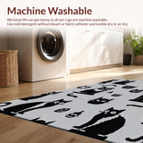 Charming Quirky Feline Art(Black)