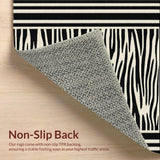 Bold Luxe Velvet Zebra(Black)