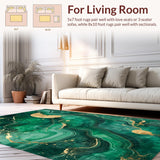 Emerald Glitter Marble Aesthetic(Green)