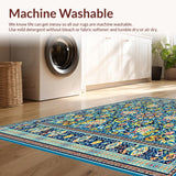 Ultra Soft Area Rug, Non Slip, Stain Resistant, Washable Area Rugs for Living Room, Bedroom, Beige Mud Trapper Doormat for Entryway(Blue)