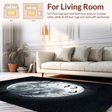 Gothic Black Abstract Motif(Black)