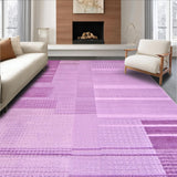 Ultra Soft Area Rug, Non Slip, Stain Resistant, Washable Area Rugs for Living Room, Bedroom, Elegant Smooth Surface Modern Appeal(Purple)