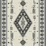 Ultra Soft Area Rug, Non Slip, Stain Resistant, Washable Area Rugs for Living Room, Bedroom, Contemporary Neutral Lattice Aesthetic(White)