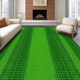 Ultra Soft Area Rug, Non Slip, Stain Resistant, Washable Area Rugs for Living Room, Bedroom, Unique Animal Imprint Soft Touch(Green)