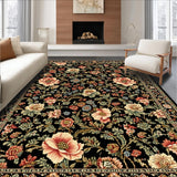 Striking Dark Floral Palette(Black)