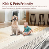 Ultra Soft Area Rug, Non Slip, Stain Resistant, Washable Area Rugs for Living Room, Bedroom, Elegant Gradient Ombre Aesthetic(Gold)