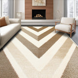 Ultra Soft Area Rug, Non Slip, Stain Resistant, Washable Area Rugs for Living Room, Bedroom, Ivory Beige High Traffic Bedroom Carpet(Beige)
