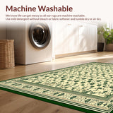 Artisan Trellis with Ornate Scrollwork and Contemporary Border(Beige)