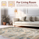 Transitional Warm Toned Medallion(Beige)