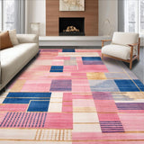 Chic Vibrant Geometric Arrangement(Pink)