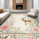 Lush Springtime Floral Aesthetic(Beige)