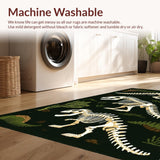 Charming Earthy Dinosaur Illustration(Black)