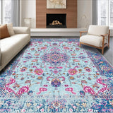 Luxurious Floral Symmetrical Elements(Blue)