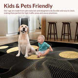 Artistic Bold Geometric Motif(Black)