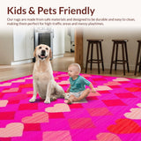 Light Pink Playful Patterned(Pink)