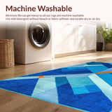 Stylish Transitional Wave Motif(Blue)
