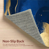 Chic Modern Color Block Motif(Blue)