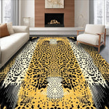 Ultra Soft Area Rug, Non Slip, Stain Resistant, Washable Area Rugs for Living Room, Bedroom, Stylish Beige Leopard Textures(Beige)