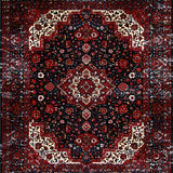 Cozy Earth Tone Trellis Style(Red)