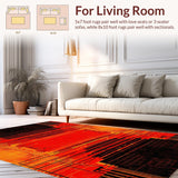 Dynamic Lava Thematic Artwork(Red)