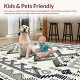 Modern Abstract Beige and Gray Motifs(Black)