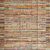 Ultra Soft Area Rug, Non Slip, Stain Resistant, Washable Area Rugs for Living Room, Bedroom, Stylish Textured Geometric Arrangement(Orange)