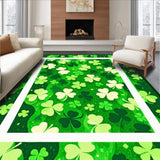 Ultra Soft Area Rug, Non Slip, Stain Resistant, Washable Area Rugs for Living Room, Bedroom, Rustic Polka Dot Green Patterns(Green)