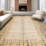 Ultra Soft Area Rug, Non Slip, Stain Resistant, Washable Area Rugs for Living Room, Bedroom, Lively Distinctive Western Aesthetic(Beige)