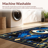 Blue Tones Welcome Mat(Blue)