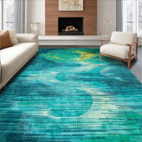 Dynamic Blue Green Abstract(Blue)