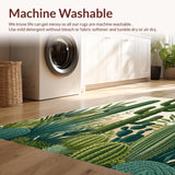 Earthy Tones Square Decor(Green)