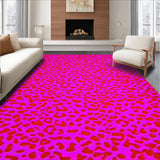 Ultra Soft Area Rug, Non Slip, Stain Resistant, Washable Area Rugs for Living Room, Bedroom, Cute Cartoonish Wildlife Fantasy(Pink)