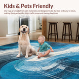 Chic Multi Tonal Textural Design(Blue)