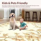 Imperial Collection Floral Elegant Classic Vine(Beige)