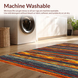 Ultra Soft Area Rug, Non Slip, Stain Resistant, Washable Area Rugs for Living Room, Bedroom, Humorous Bass Fishing Entryway Non-Slip Rug(Red)