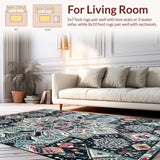 Contemporary Tiled Arrangement in Grays(Black)