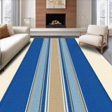 Ultra Soft Area Rug, Non Slip, Stain Resistant, Washable Area Rugs for Living Room, Bedroom, Earthy Toned Decorative Piece(Blue)