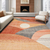 Stylish Minimalist Circular Design(Red)
