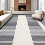 Ultra Soft Area Rug, Non Slip, Stain Resistant, Washable Area Rugs for Living Room, Bedroom, Sophisticated Casual Outdoor Look(White)