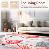 Playful Flamingo and Leaf Fusion(Pink)