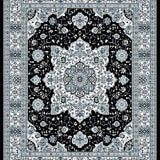 Elegant Vintage Medallion Motif(Black)