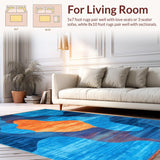 Lively Multi Hued Textured(Blue)