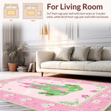 Charming Cartoon Wonderland Motif(Pink)